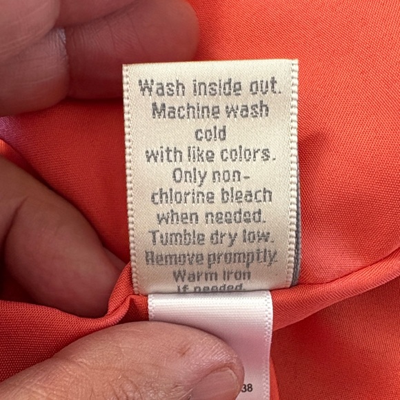 LC Lauren Conrad Floral Sundress Size 4 Coral Pink Spaghetti Strap Garden Party - Picture 5 of 16